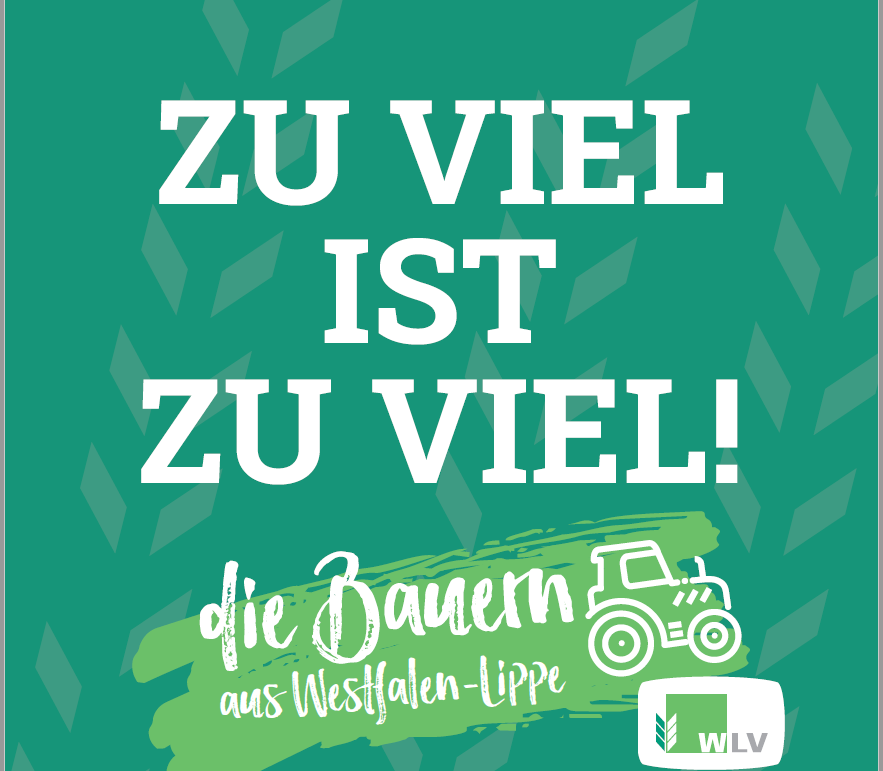 Landesweite Aktionswoche ab 8. Januar | Landwirtschaft mobilisiert für