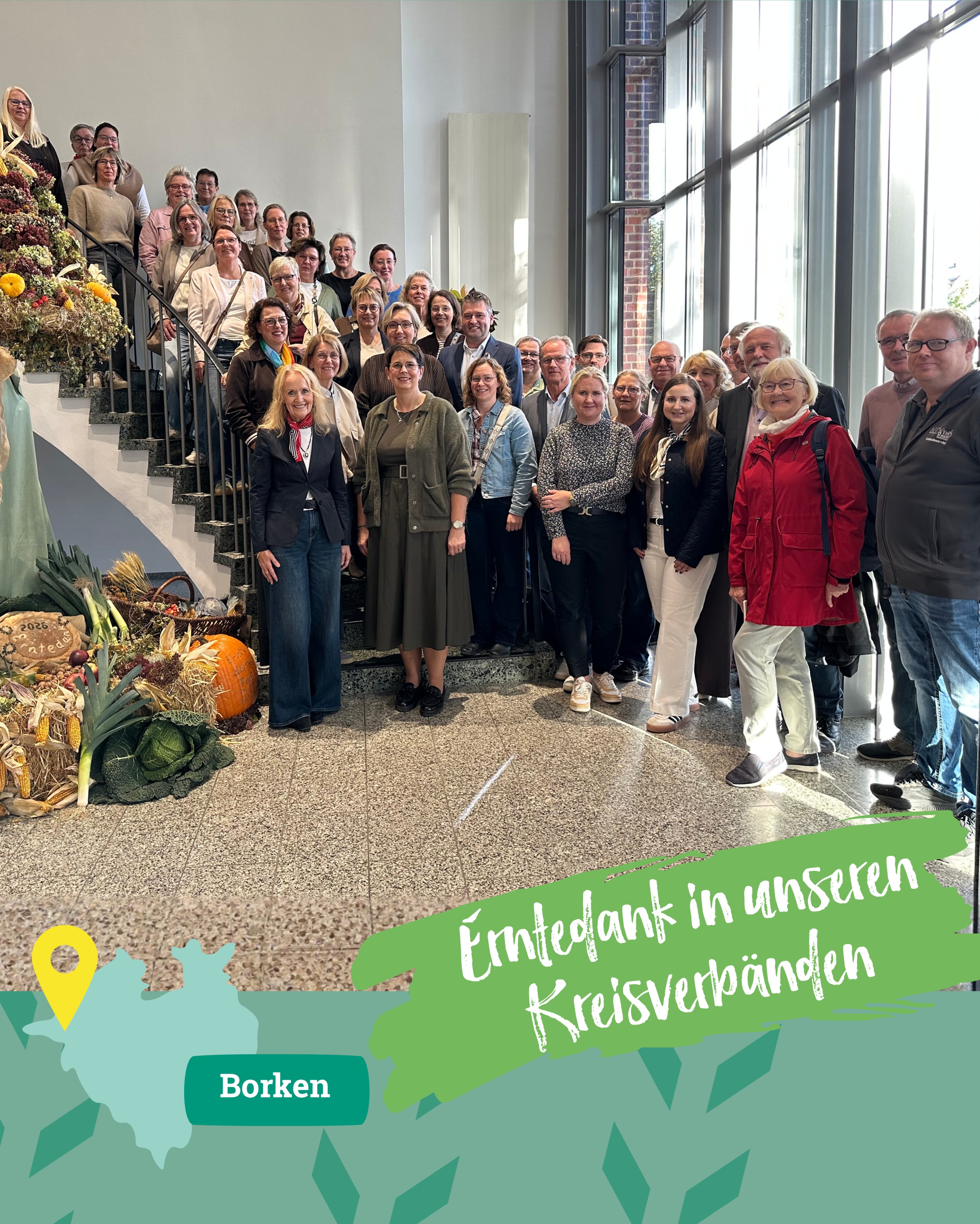 Erntedank 👩‍🌾👨‍🌾🌾

Auch in diesem Jahr finden in vielen unserer Kreisverbände wieder Pressegesp