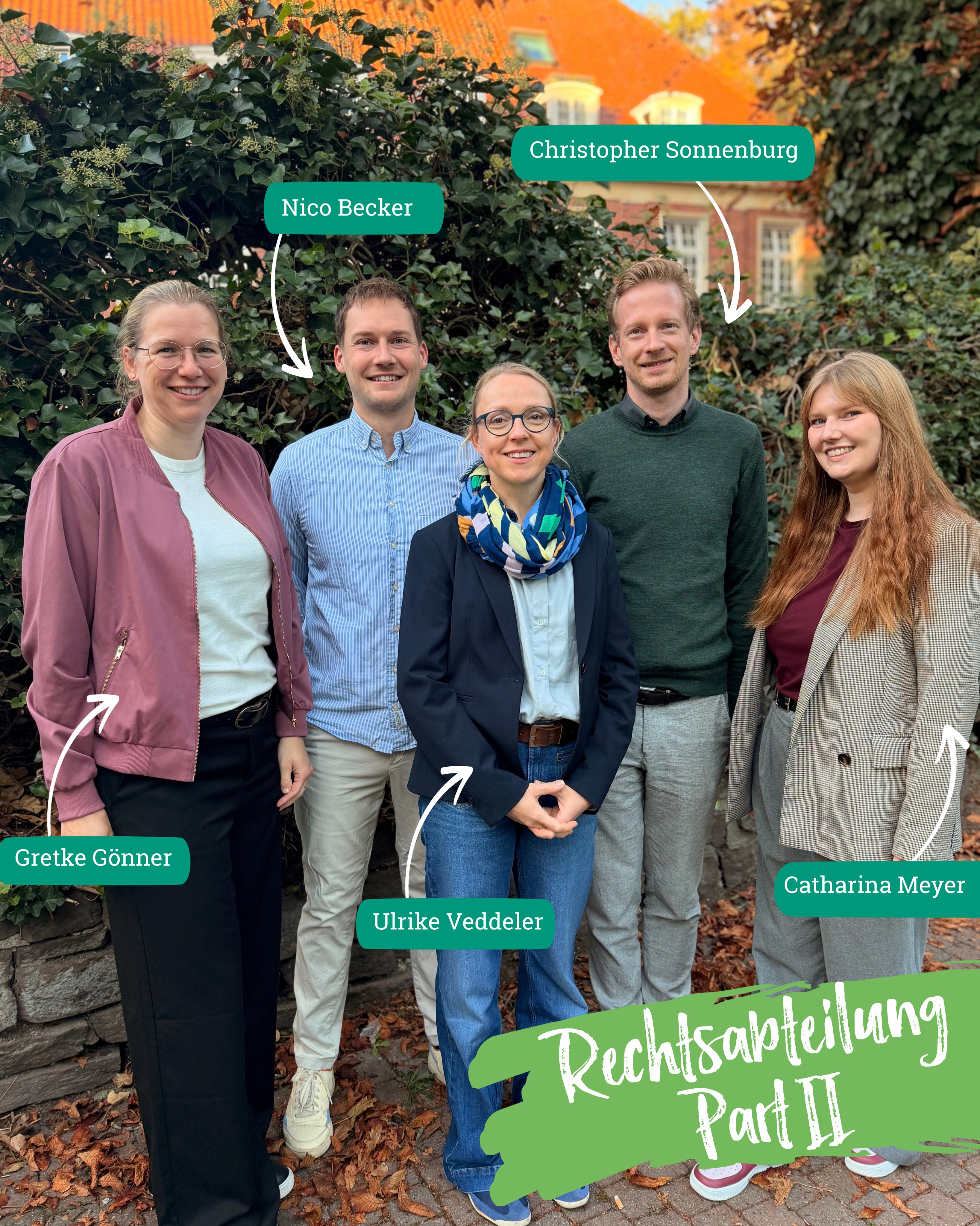 Rechtsabteilung Part II🙋‍♀️🙋‍♂️
 
Weiter geht es mit Part II unserer Rechtsabteilung in der Hauptg